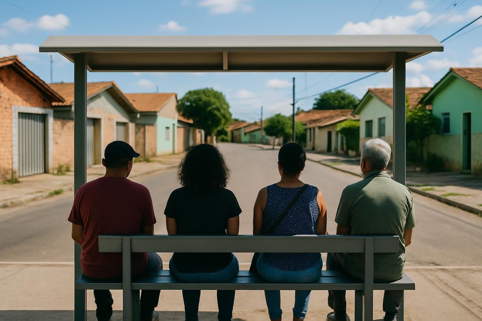 Vereadora Lourdes Monteiro pede cobertura nos pontos de ônibus do Bairro Júlia Cardinal